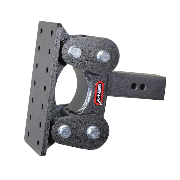 The Boss Series-Torsion Flex, 2.5" Shank, Bolt-On Pintle Plate, GH-1101